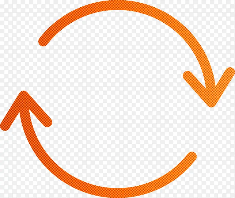 橙色 线条 圆圈