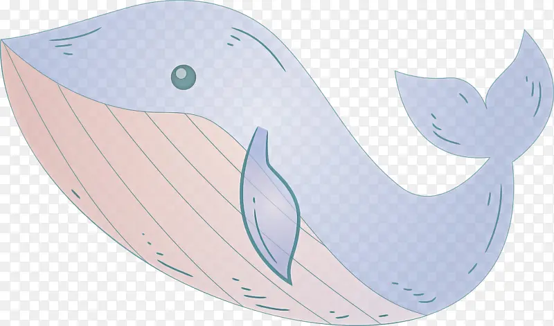 水彩鲸鱼蓝鲸鲸鱼