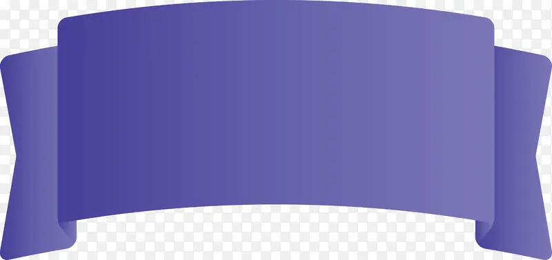 拱形丝带 紫色 蓝色