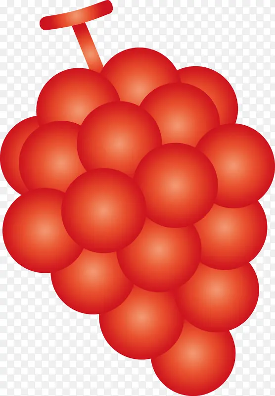 葡萄 水果 红色