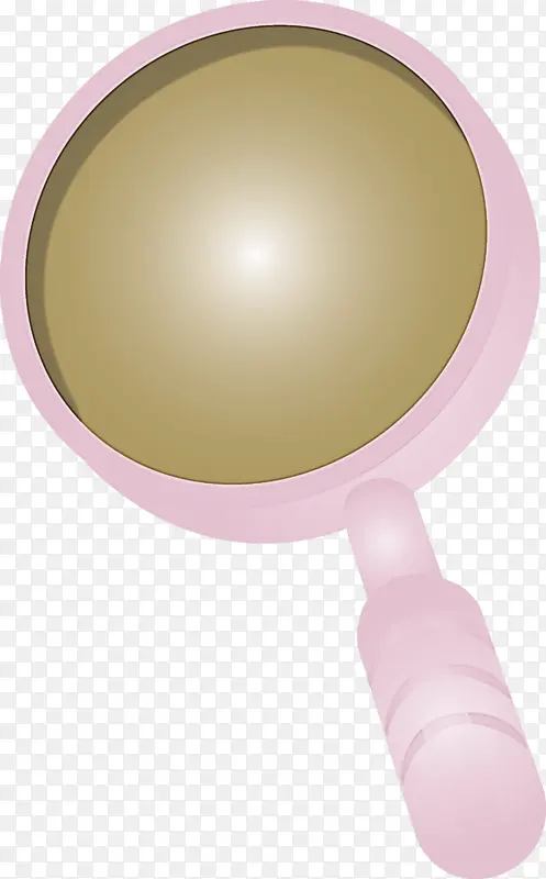 放大镜 粉色 材质属性