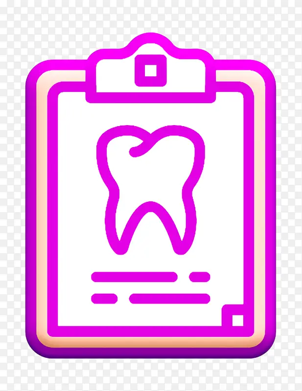 牙科记录图标 牙科学图标 牙科图标