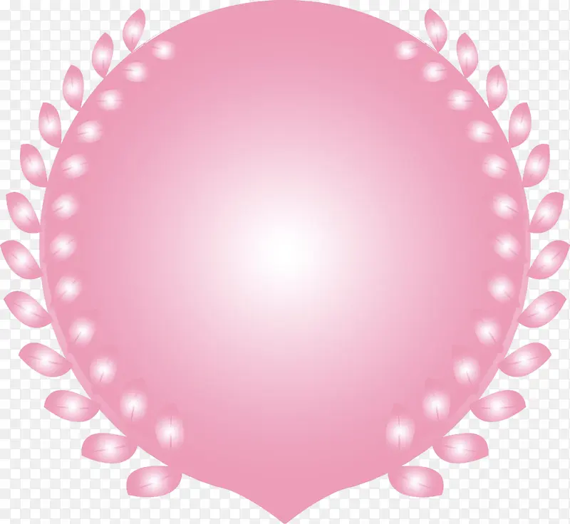 框架 粉色 心形