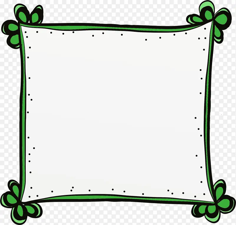 绿色 相框 长方形