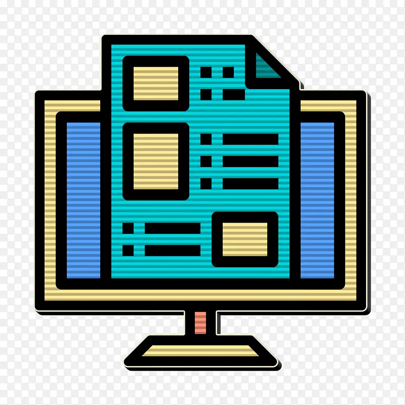 博客图标 数字服务图标 电脑显示器配件