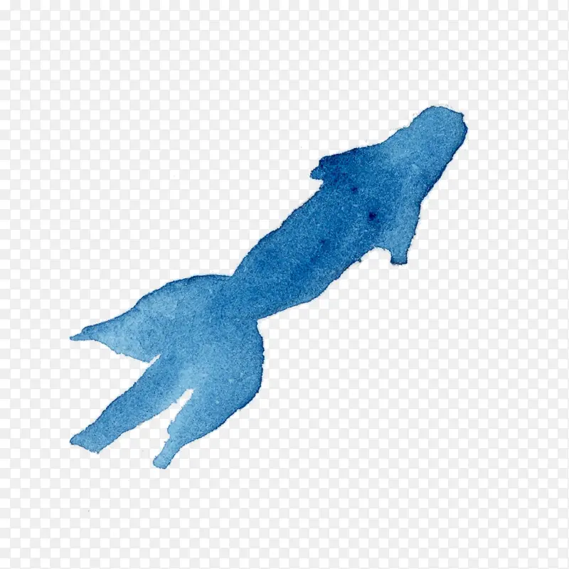 水彩鱼 动物形象 锤头鱼