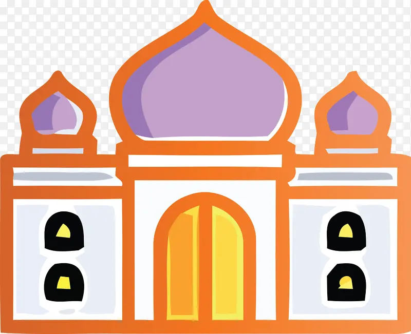 橙色 建筑 拱门