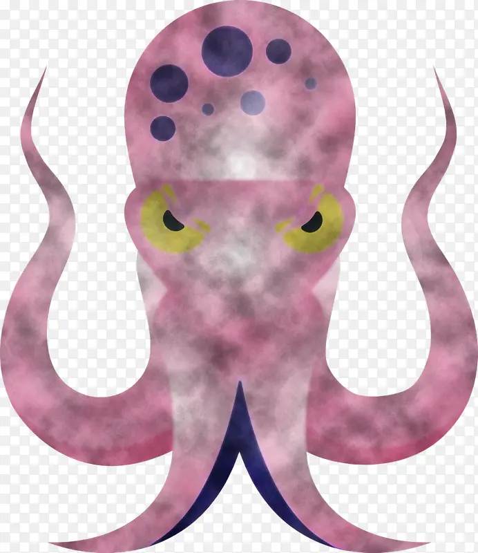 章鱼 粉色 巨大的太平洋章鱼
