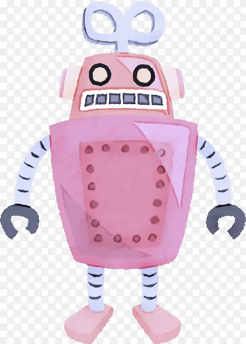 粉色 卡通 机器人