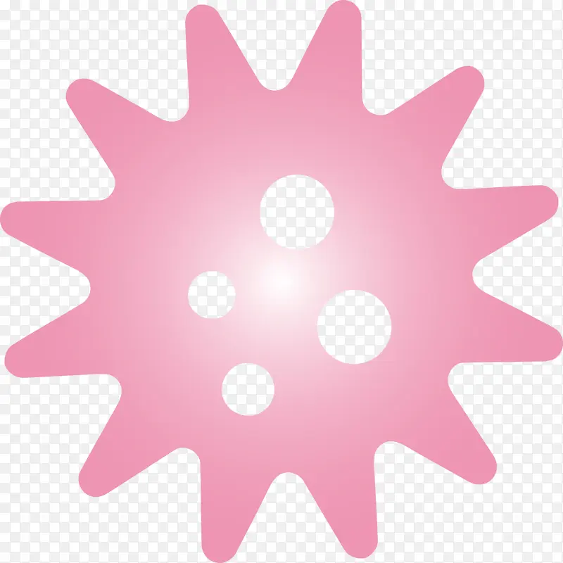 病毒 冠状病毒 粉红色
