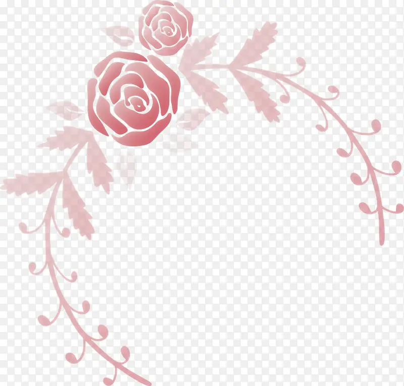玫瑰相框 花相框 婚礼相框