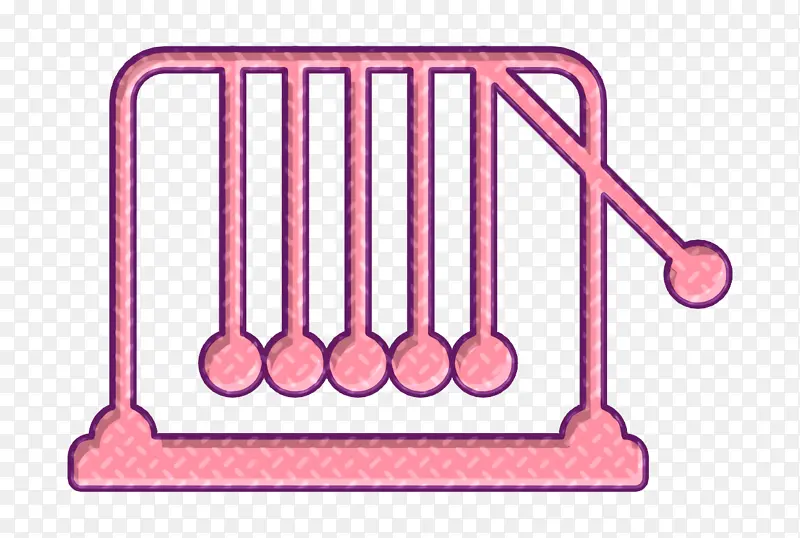 动量图标 教育元素图标 牛顿摇篮图标