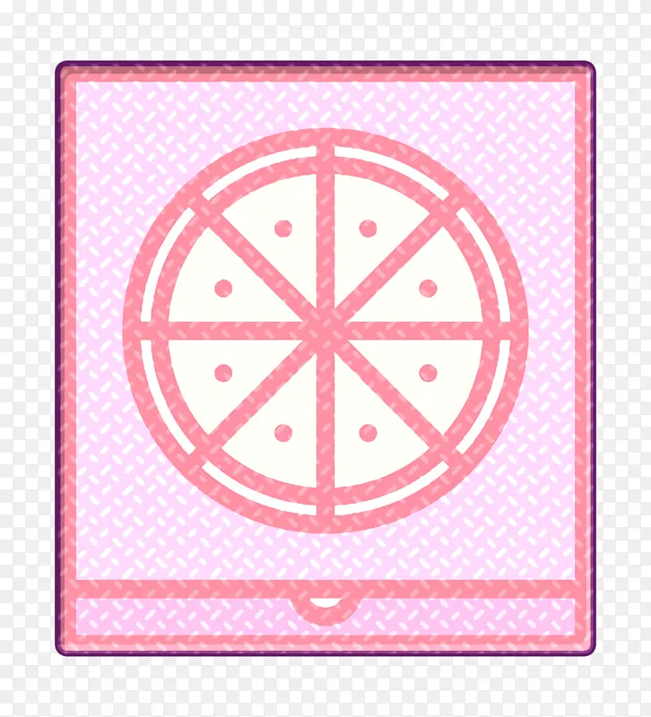 披萨盒图标 披萨图标 快餐图标