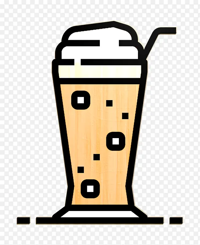 冰咖啡图标 饮料图标 咖啡店图标