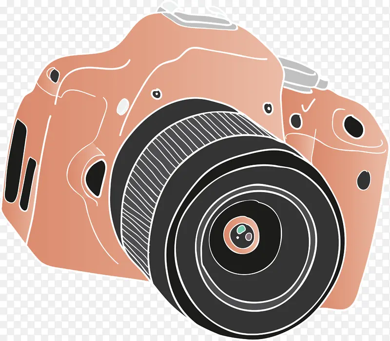卡通相机 复古相机 无镜可互换镜头相机