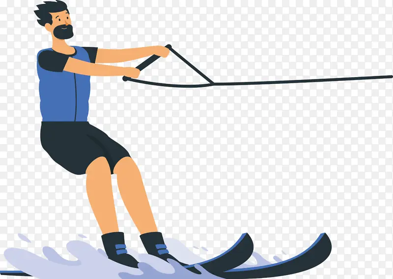 滑雪杆 滑雪线 滑雪鞋