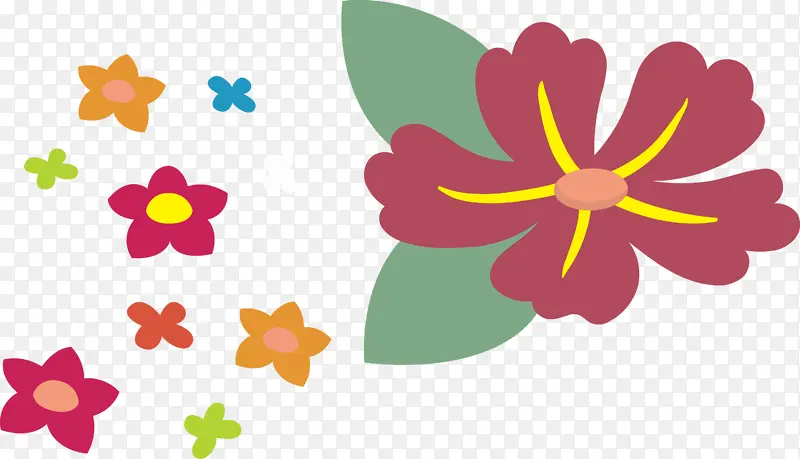 花卉设计 视觉错觉 锦葵