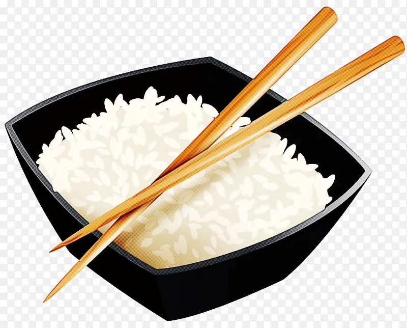 米饭 筷子 白米