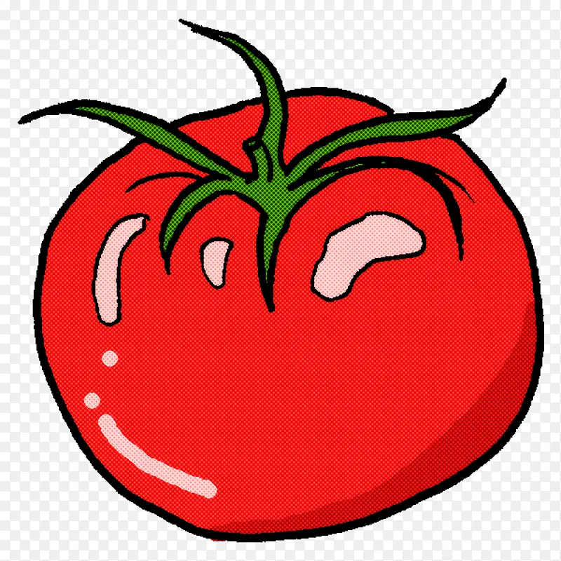新鲜蔬菜 番茄 线条艺术