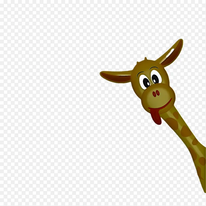 长颈鹿 动物雕像 卡通