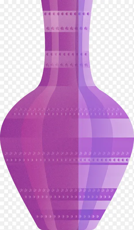 阿拉伯符号 花瓶紫色 花瓶