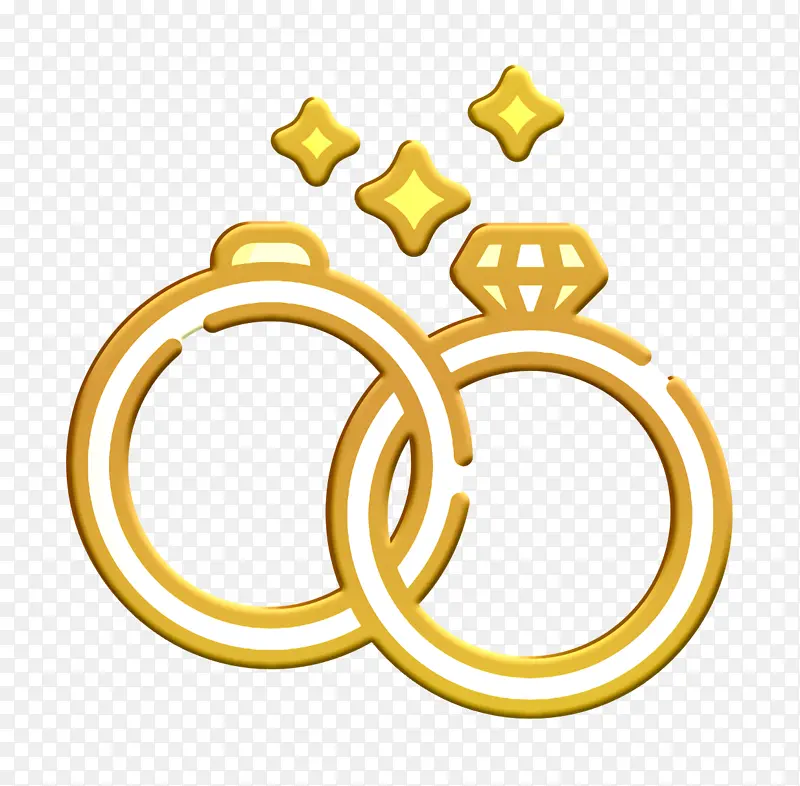 婚礼图标 珠宝图标 结婚戒指图标