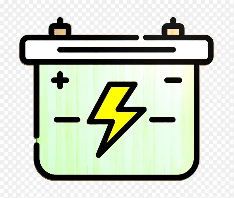 蓄电池图标 电源图标 可再生能源图标