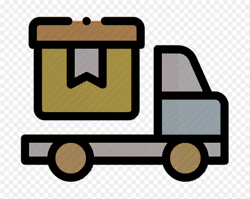 包裹图标 送货卡车图标 送货图标
