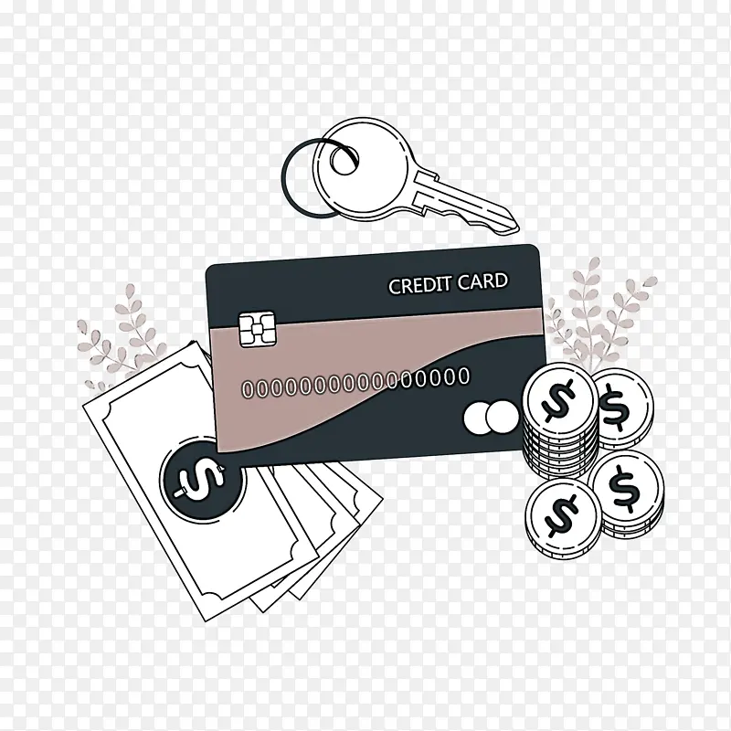 货币 信用卡 电子账单支付