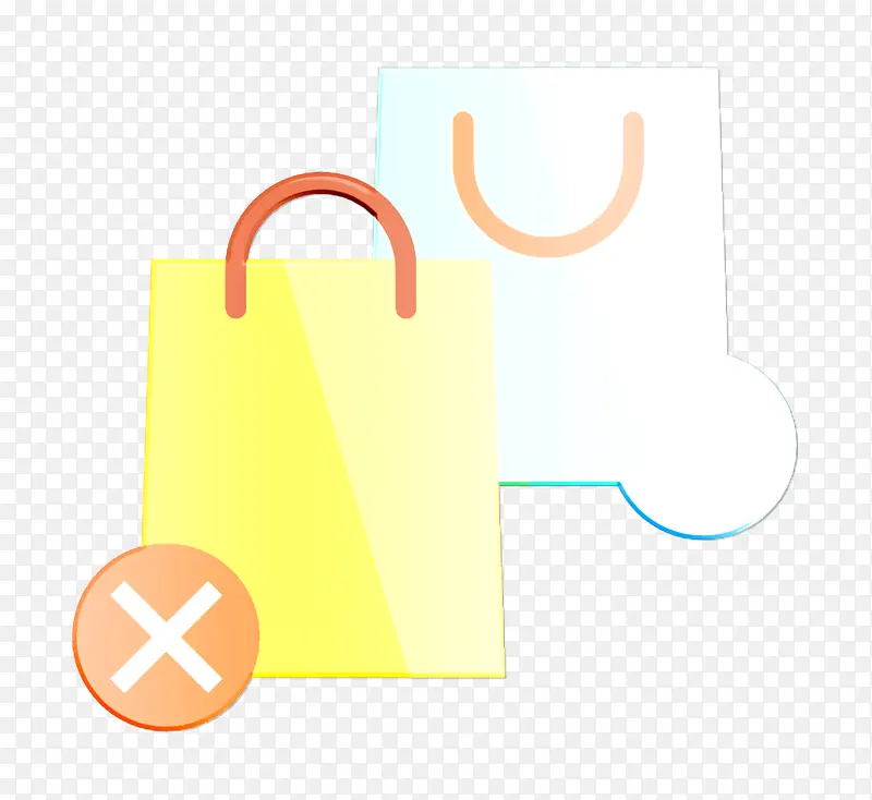 袋子图标 购物袋图标 电子商务和购物元素图标