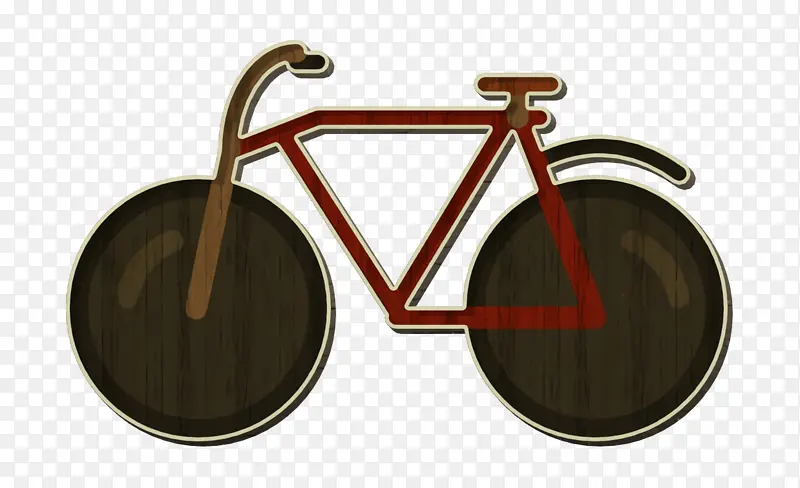 运动图标 自行车图标 自行车车架