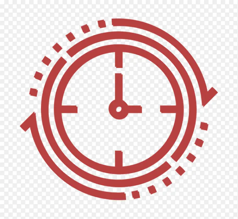 时间管理图标 时钟图标 徽标