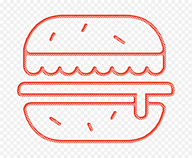 汉堡图标 美食图标 食物图标