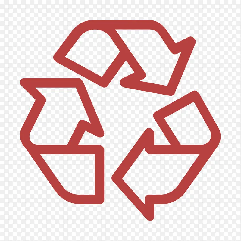 回收图标 自然生态图标 垃圾图标