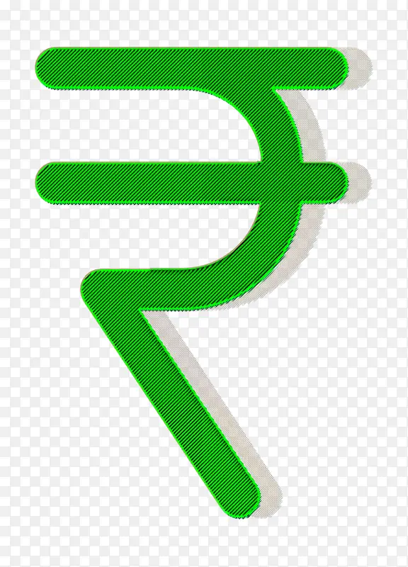 卢比图标 金融图标 印度卢比符号