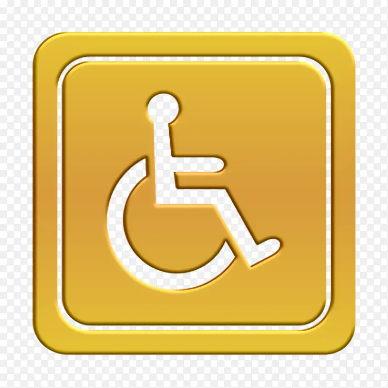 残疾人图标 标志图标 信号设置图标