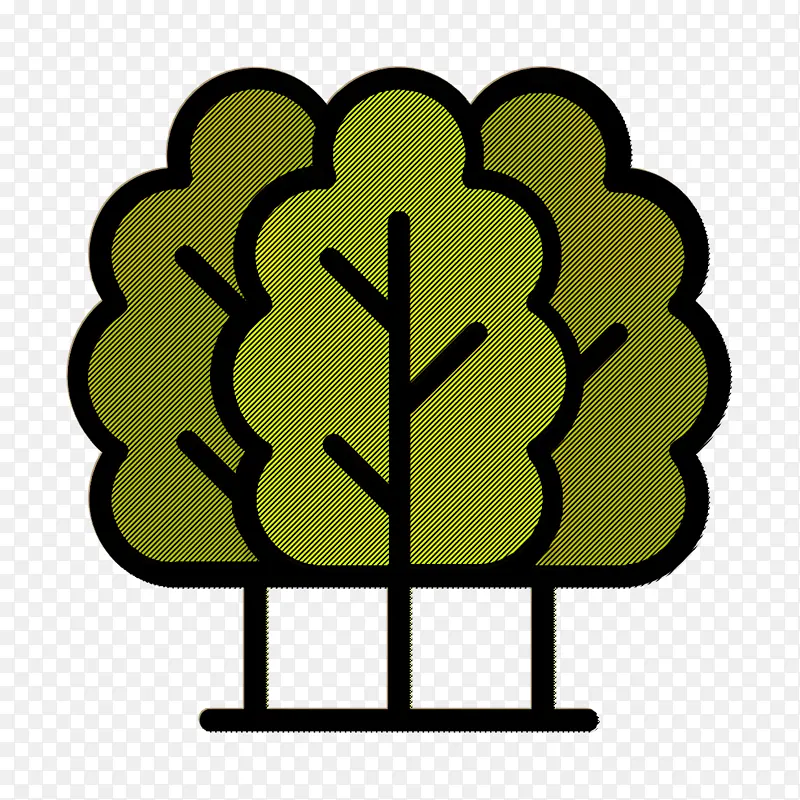 生态图标 森林图标 树木图标