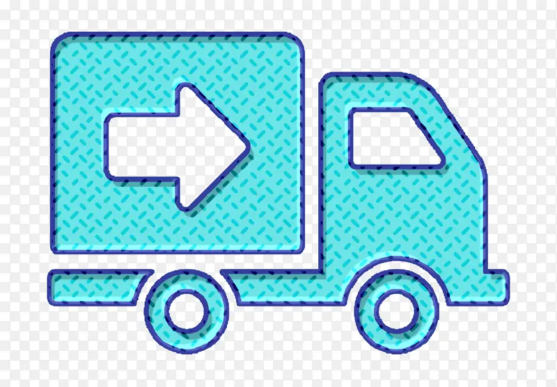 运输图标 卡车图标 物流配送图标