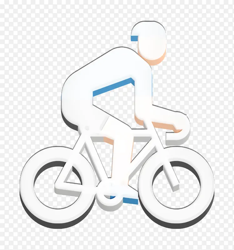 自行车图标 标志 自行车