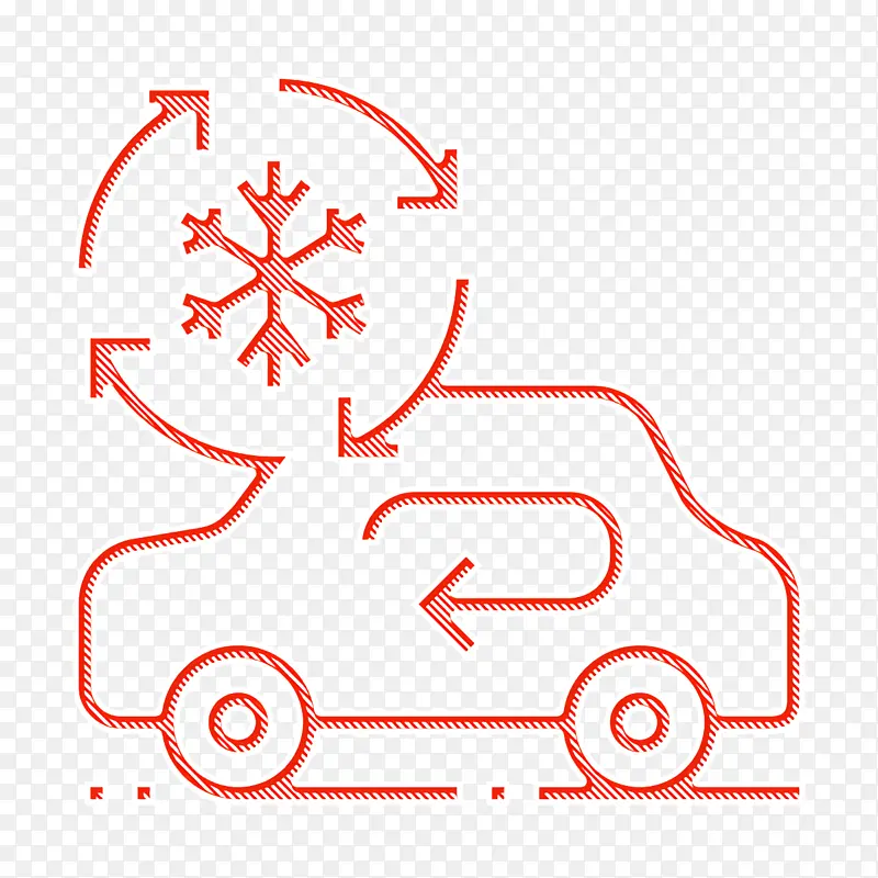空调图标 汽车图标 汽车服务图标