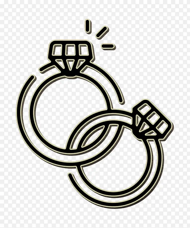 爱情图标 戒指图标 结婚戒指图标