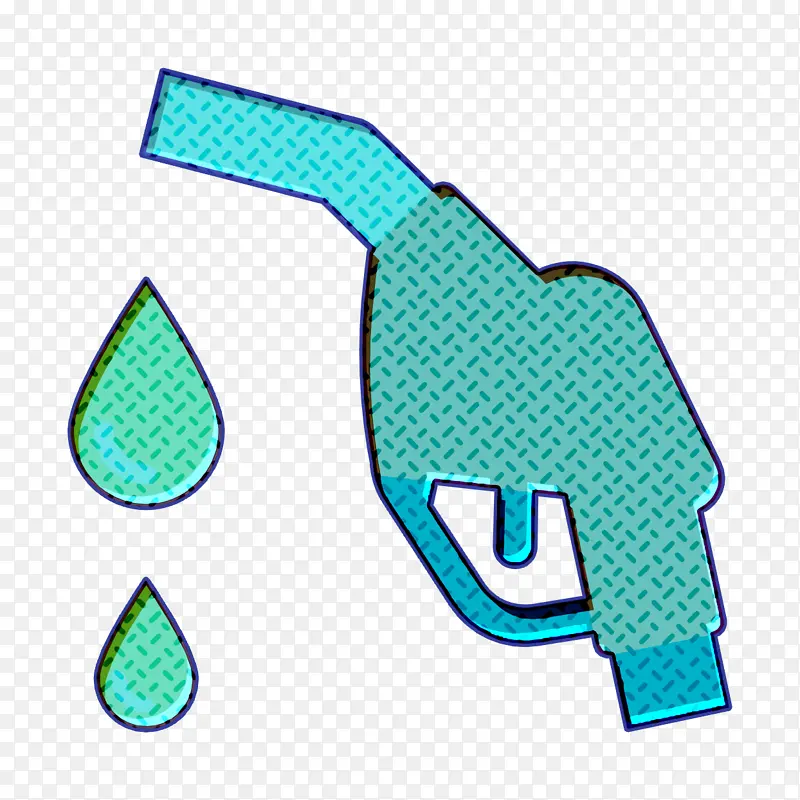 燃料图标 汽油泵图标 绿色