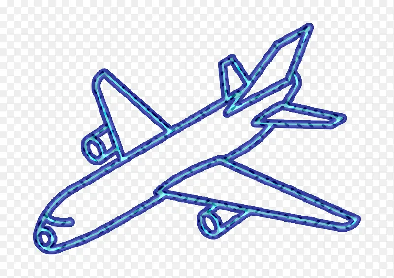 飞机图标 运输图标 飞机
