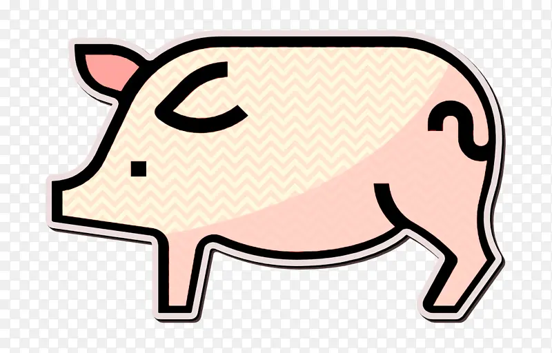 猪肉图标 猪图标 食物图标