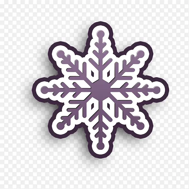 雪花图标 冬季图标 徽标