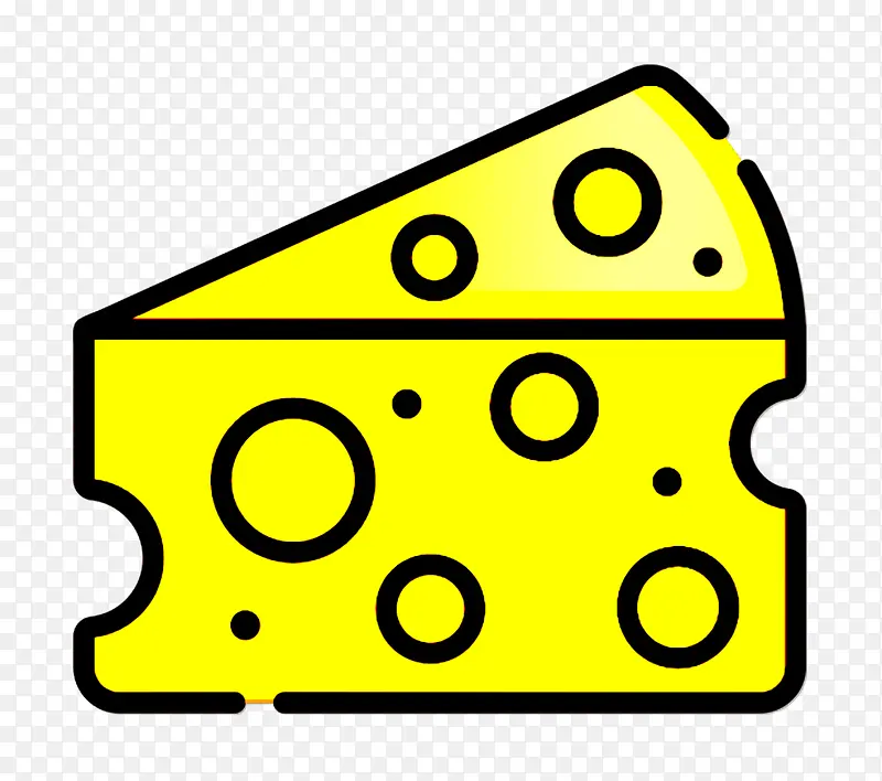 食品和餐厅图标 快餐图标 奶酪图标