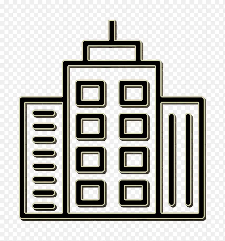 建筑物图标 公寓图标 标识