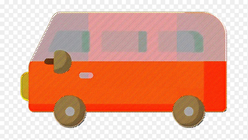 巴士图标 货车图标 车辆和交通图标