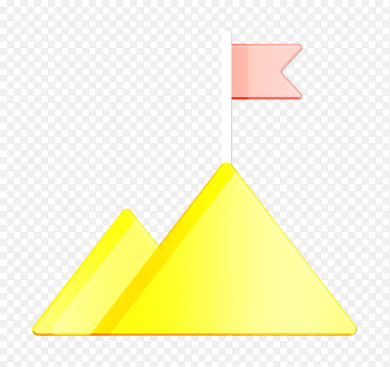 任务图标 战略管理图标 三角形