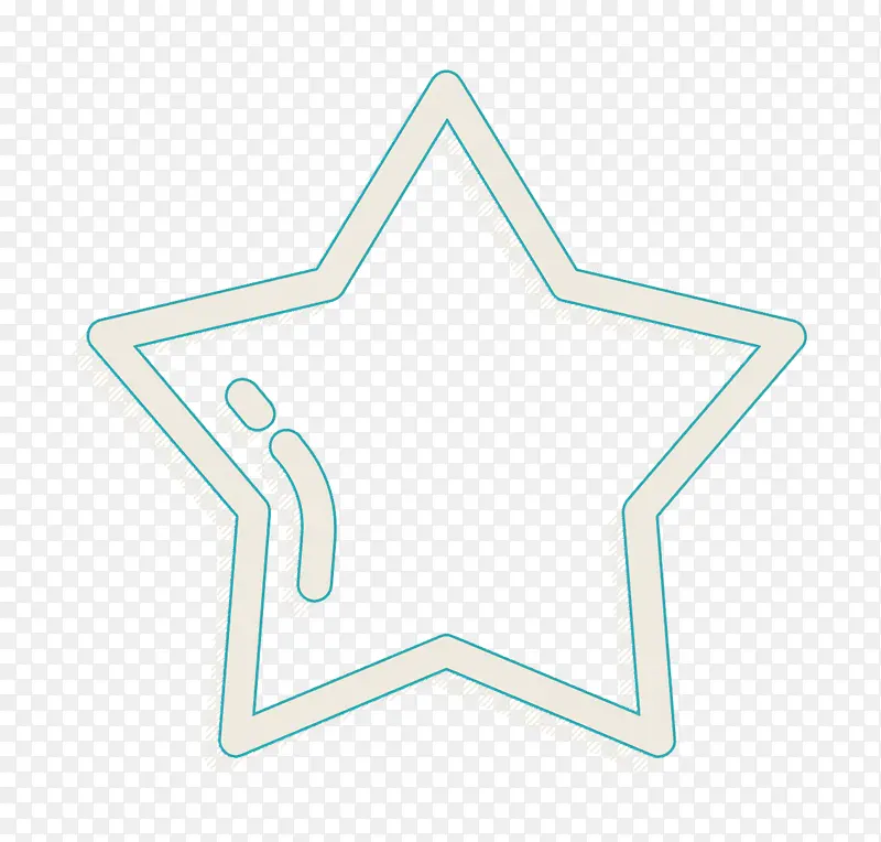 星型图标 用于您的界面图标 徽标